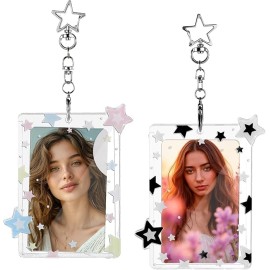 Acrylic Star Photo Cards Holder