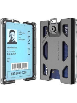 Durable Polycarbonate ID Card Holder Holds