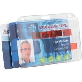 HOLD Hard Plastic ID Card Holder